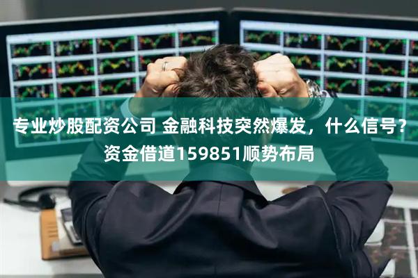 专业炒股配资公司 金融科技突然爆发，什么信号？资金借道159851顺势布局