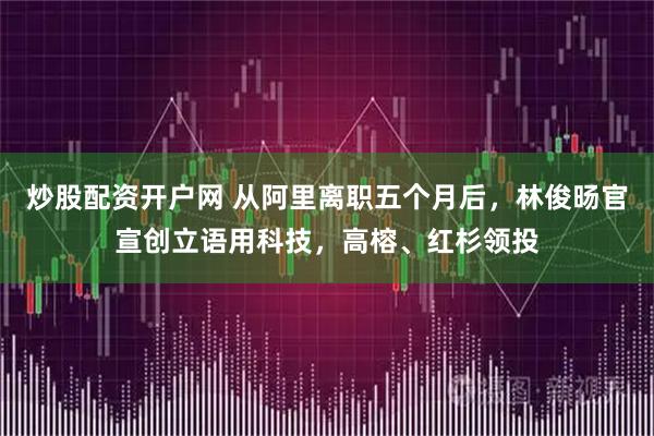 炒股配资开户网 从阿里离职五个月后，林俊旸官宣创立语用科技，高榕、红杉领投